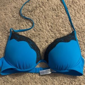 VS PINK Halter Bikini Push Up Top